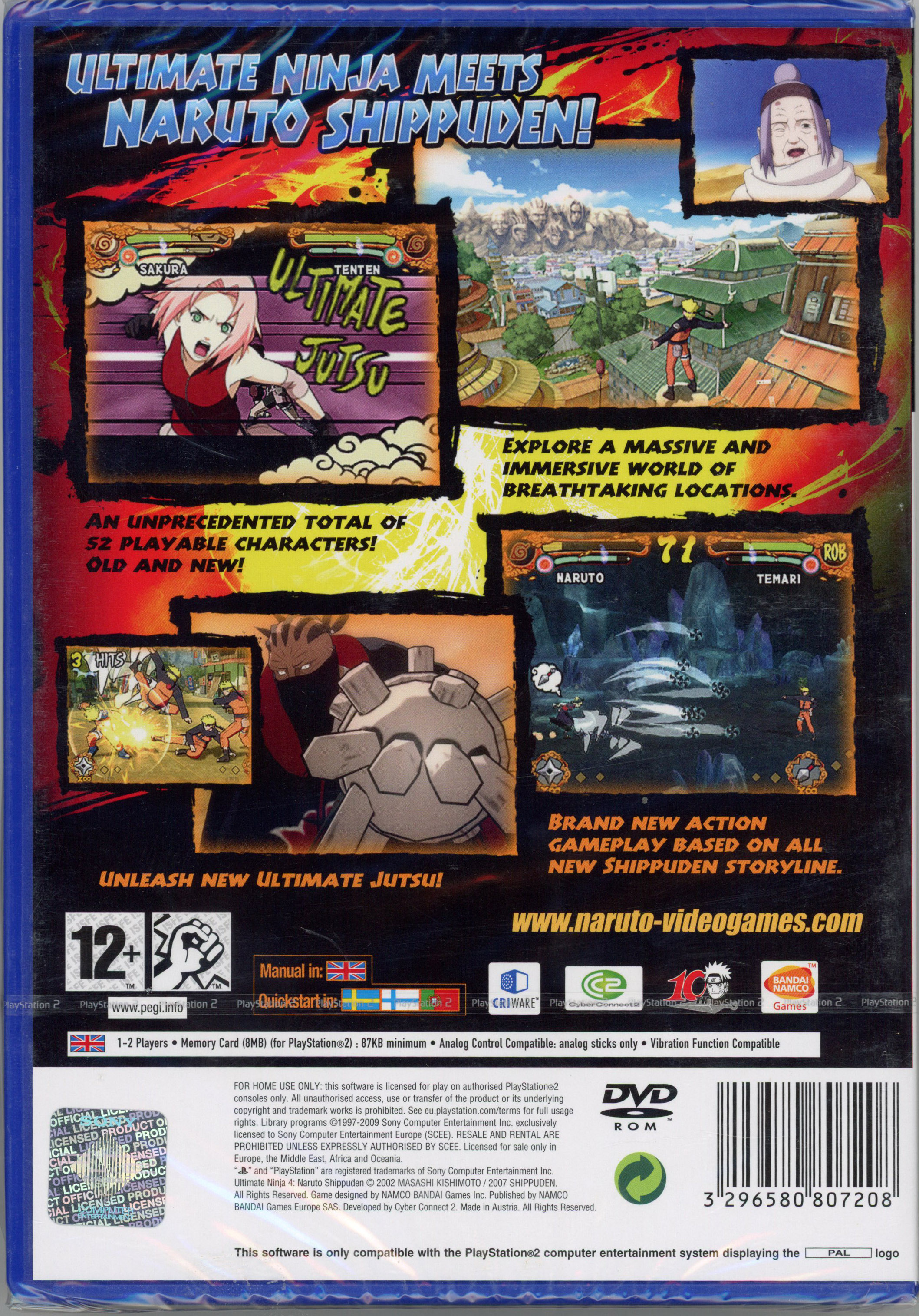 Sony - Naruto Shippuden Ultimate Ninja 4 - Naruto Ultimate Ninja - &nbsp;Naruto Uzumaki Chronicles - - Image 2 of 6