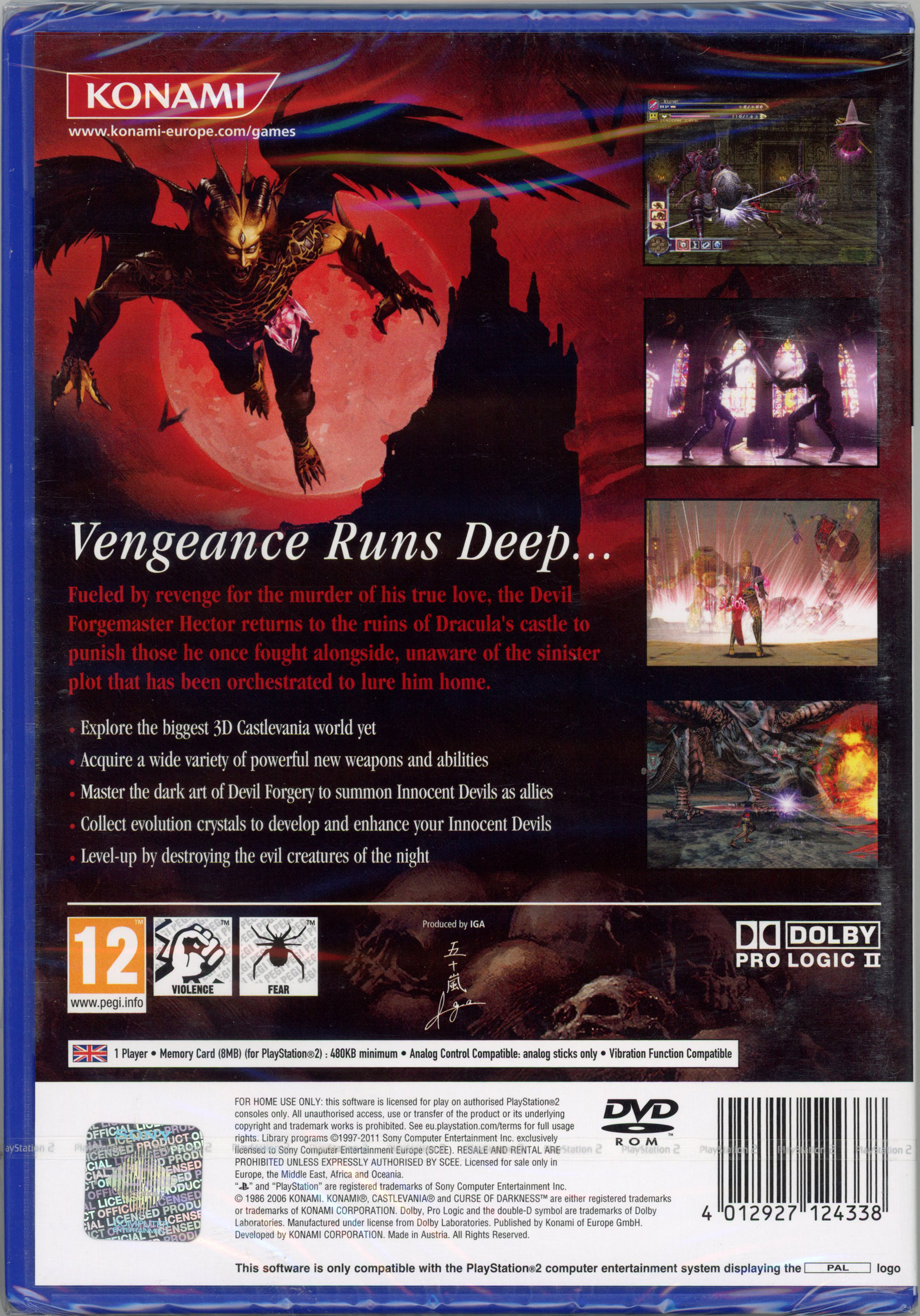 Sony - Castlevania Curse of Darkness - PlayStation 2 - Factory Sealed - Bild 2 aus 2