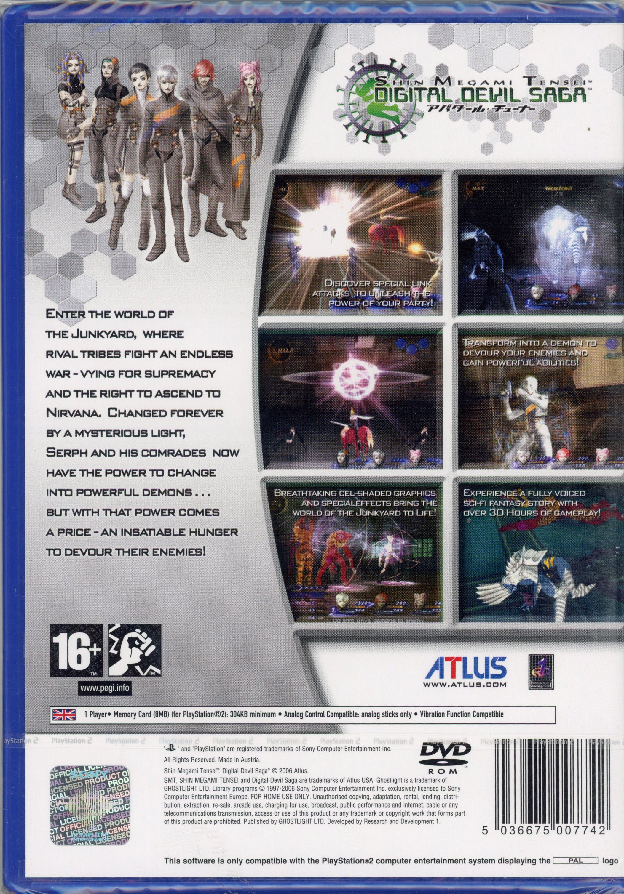 Sony - Shin Megami Tensei: Digital Devil Saga - PlayStation 2, and Sony - Shin Megami Tensei: Digita - Image 2 of 2