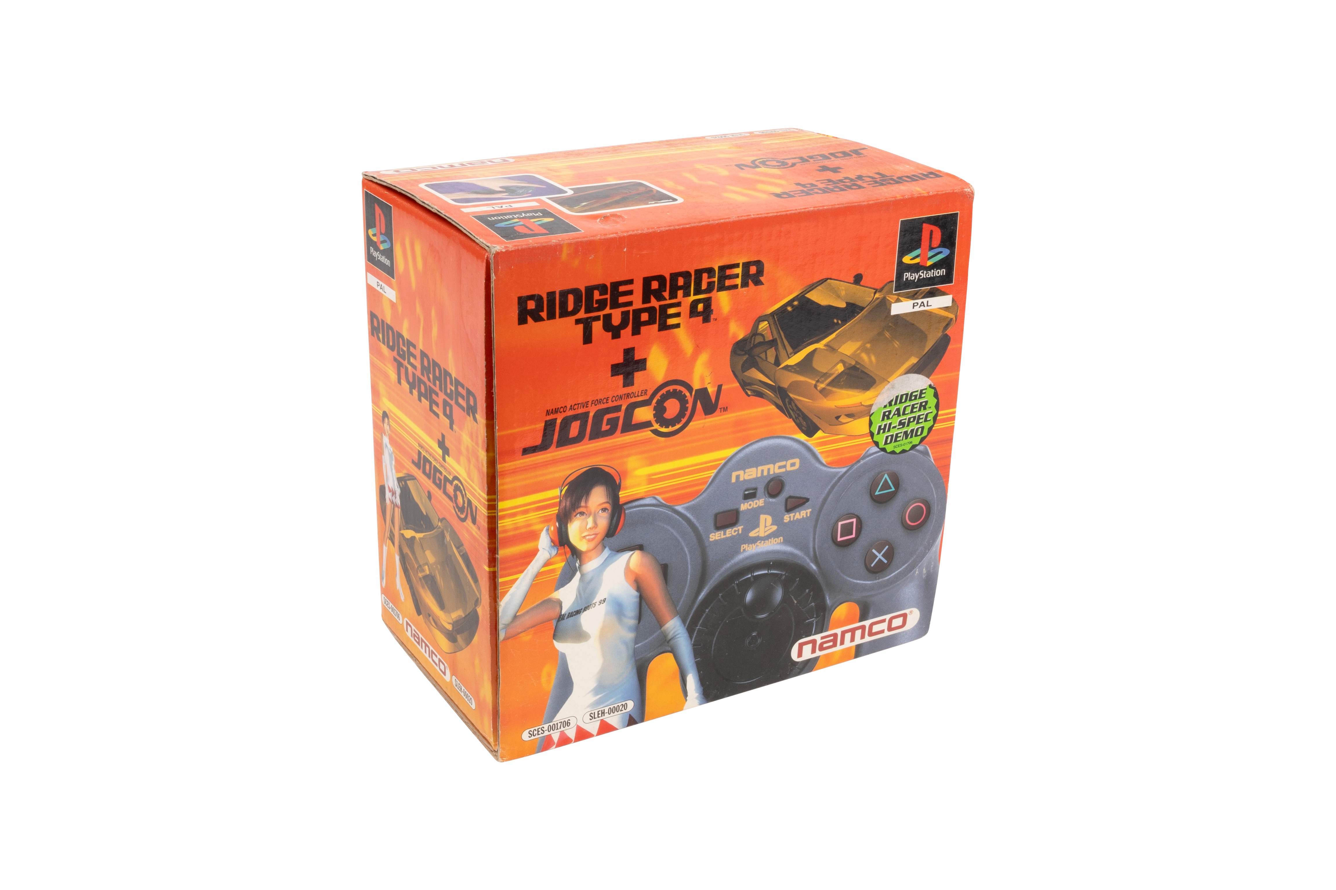 Sony - PlayStation Ridge Racer Type 4 + Jogcon - Boxed/Brand New