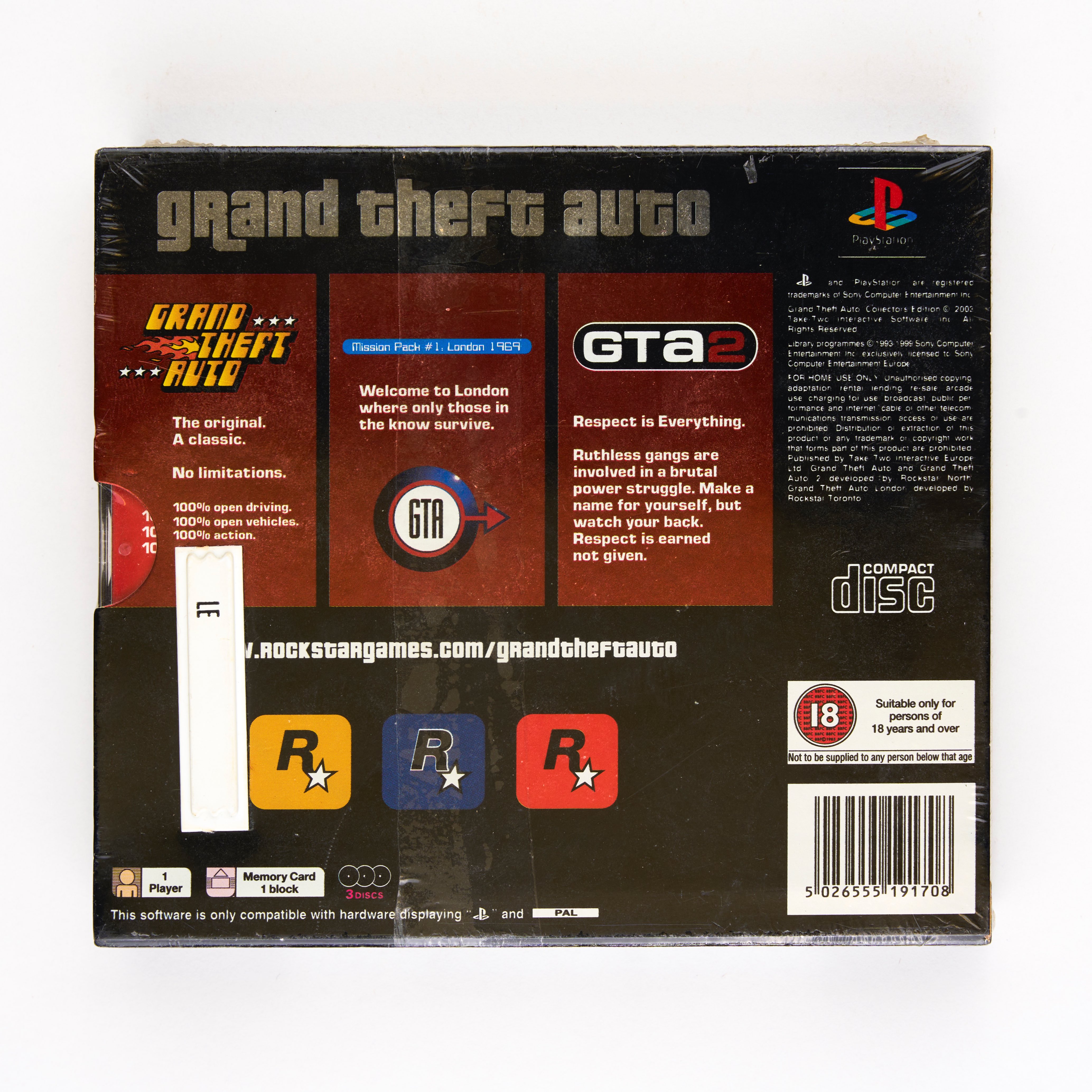 Sony - Grand Theft Auto Collectors' Edition PAL - Playstation - Sealed - Image 2 of 2