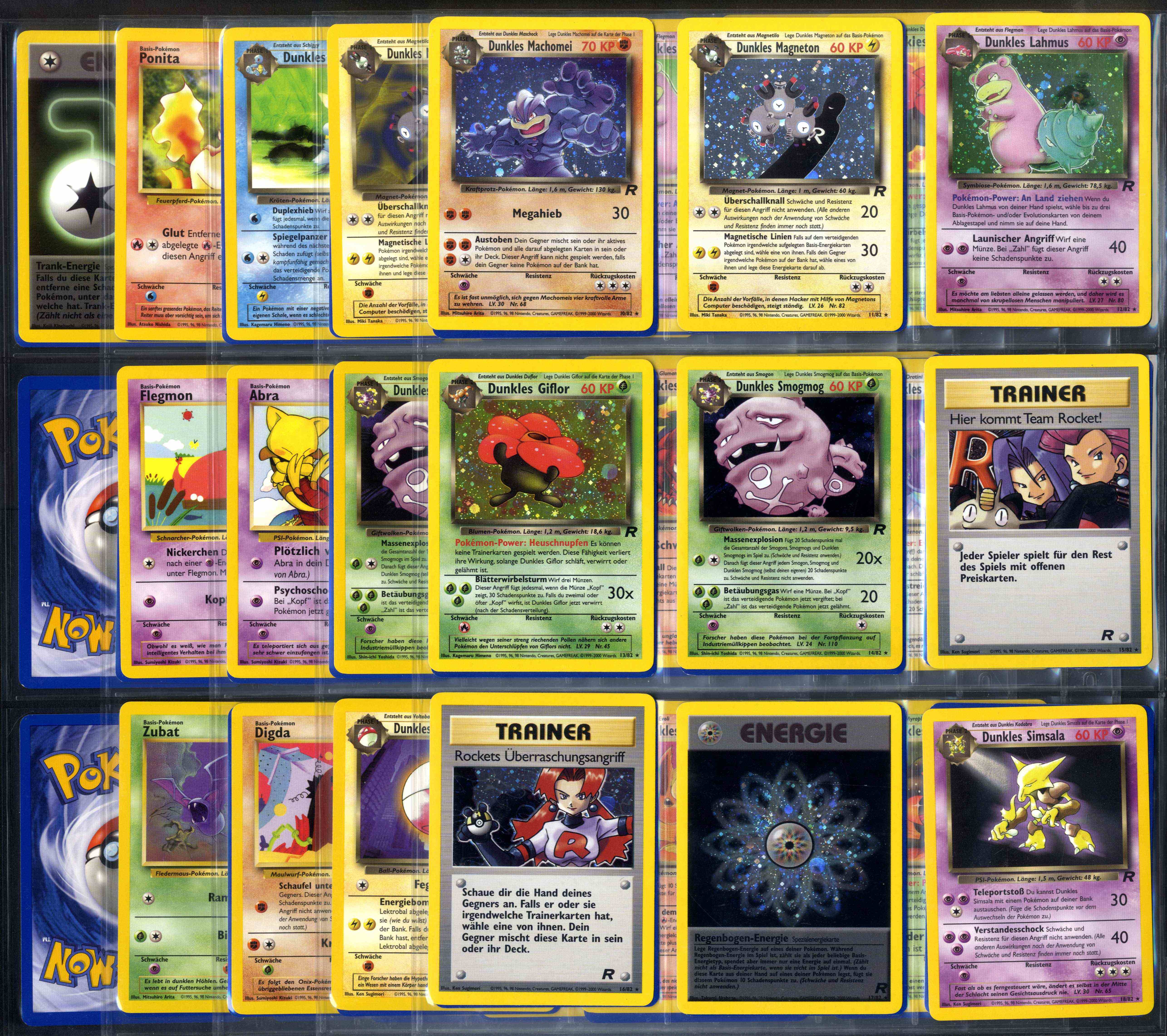 Pokémon TCG - Team Rocket Complete Set - German - Unlimited - 83/82 - Image 2 of 8