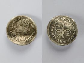 CHARLES II MAUNDY COIN.