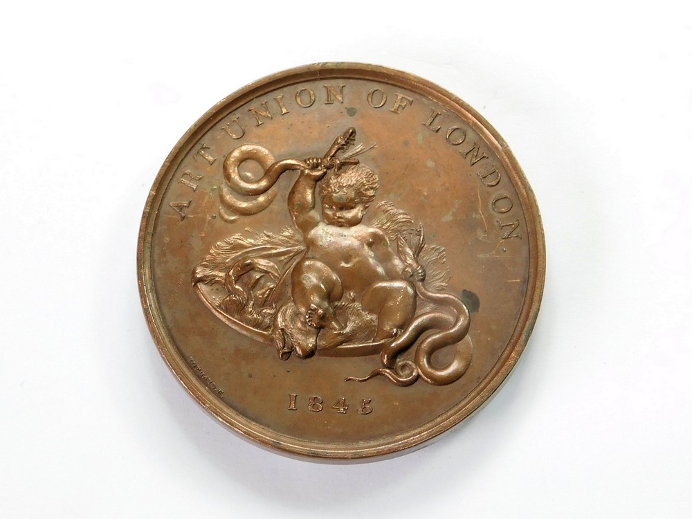 ART UNION OF LONDON MEDALLION. - Image 2 of 2