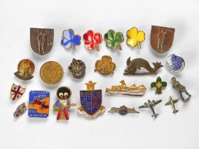 VARIOUS BADGES.