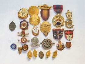 VARIOUS BADGES & MEDALS ETC.