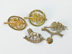 WWI FRENCH SOUVENIR BROOCHES.