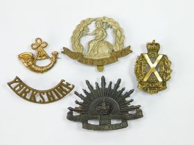 WWI ARMY BADGES ETC.