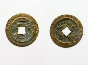 TAYLOR'S FALMOUTH CURIOSITY SHOP TOKEN.