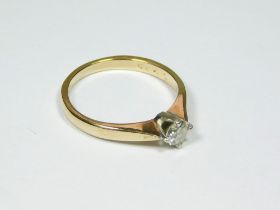 SOLITAIRE RING.