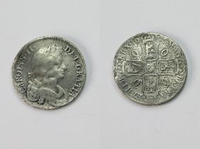 WITHDRAWN FROM AUCTION. CHARLES II CROWN.