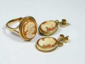 CAMEO RING ETC.