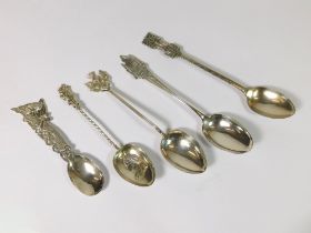 SOUVENIR SPOONS.