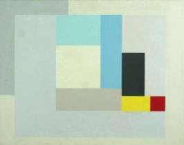 After Ben Nicholson (1894-1982): well framed abstract print from the Tate Shop, frame size 80cm by