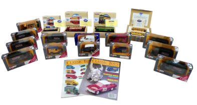 A collection of seventeen Corgi classics boxed die cast vehicles, with two editions of Classic