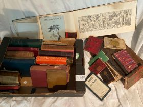 A collection of antique books a/f