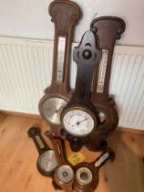 Collection of barometers x6 a/f