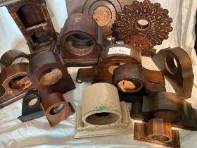 Wooden clock cases