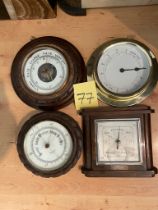 4 Assorted barometers
