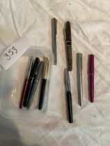 Collection of fountain pens