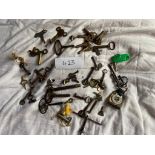 A collection of clock and other keys