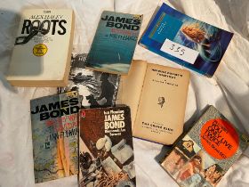 Qty of vintage 007 and Agatha Christie novels etc