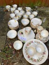 2 part tea sets, Wedgewood and Stanley