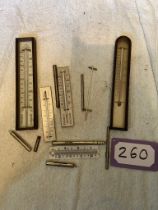 Assorted thermometers