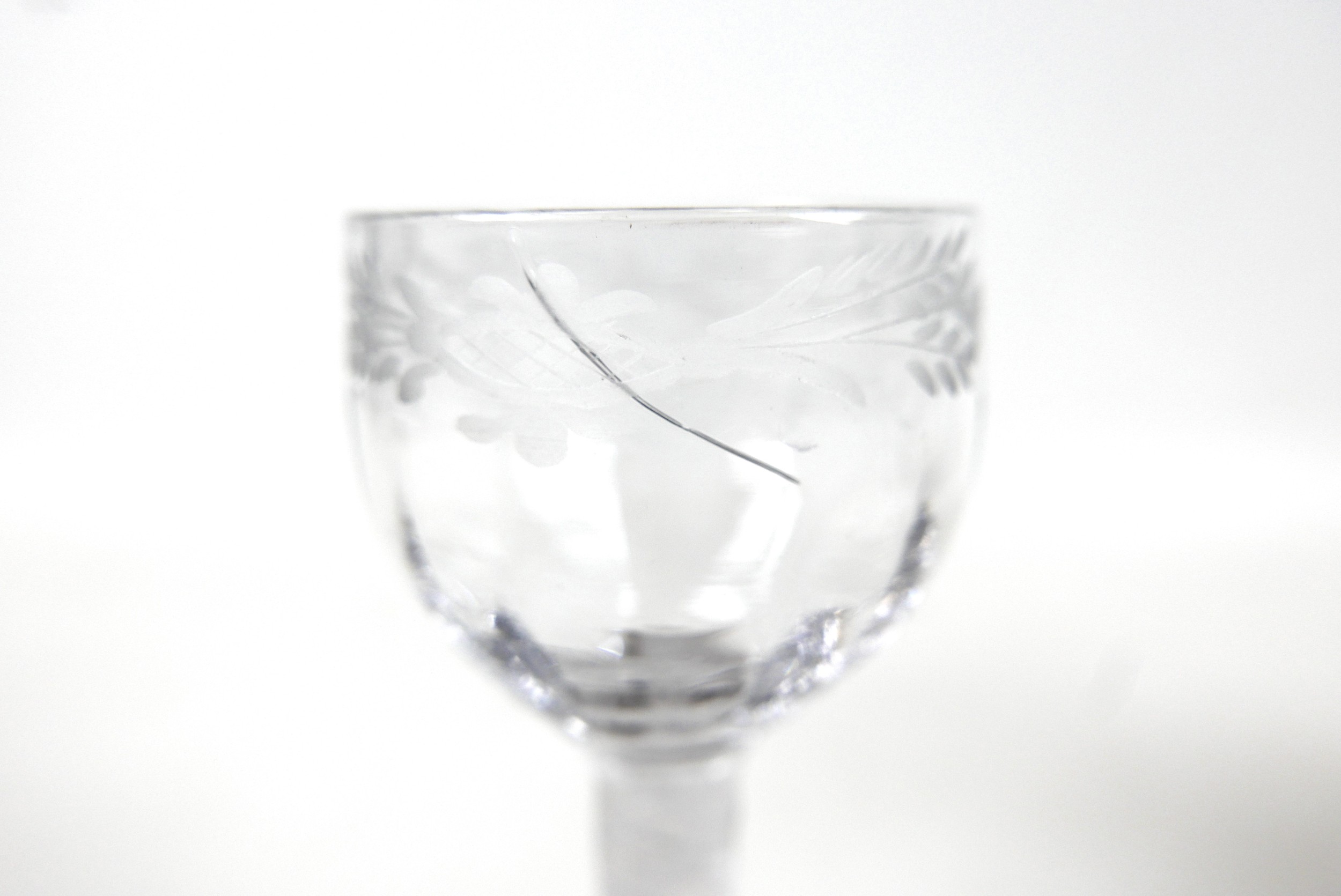 Four 18th century drinking glasses including an air twist cordial glass, largest 7.5cm diameter 16cm - Image 12 of 12