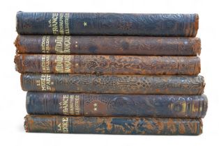 Paris librairie larousse six volumes circa 1900 including La France Geographie Illustree