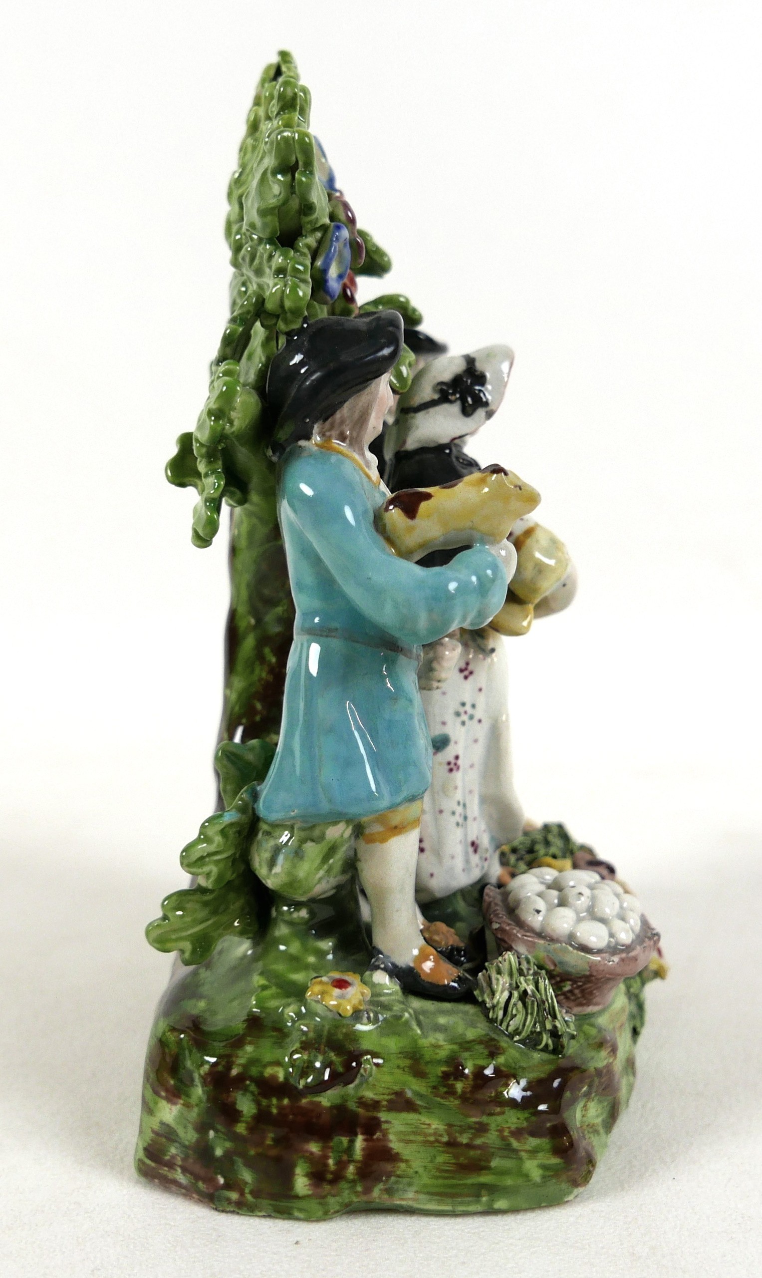 A group of Staffordshire ceramics, including 19th century Staffordshire pearlware figure group ' - Image 12 of 21
