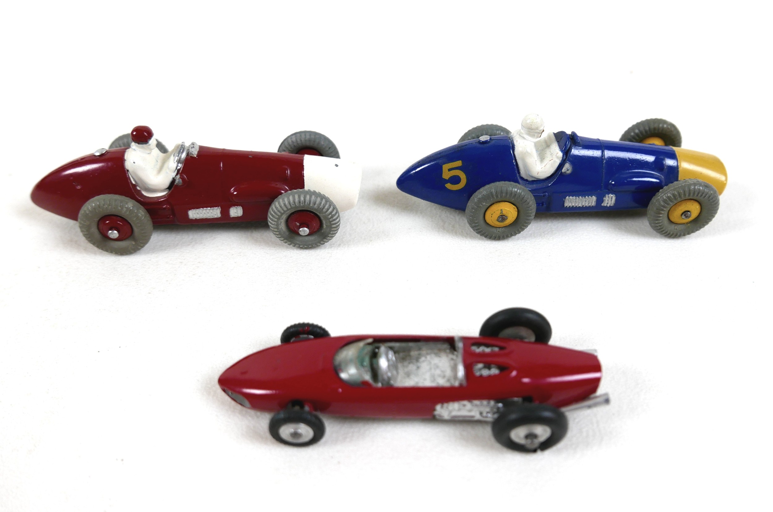 A boxed Corgi Le Mans Ferrari Daytona 365 car, two Dinky racing cars, a Corgi racing car, a Mamod - Image 3 of 11