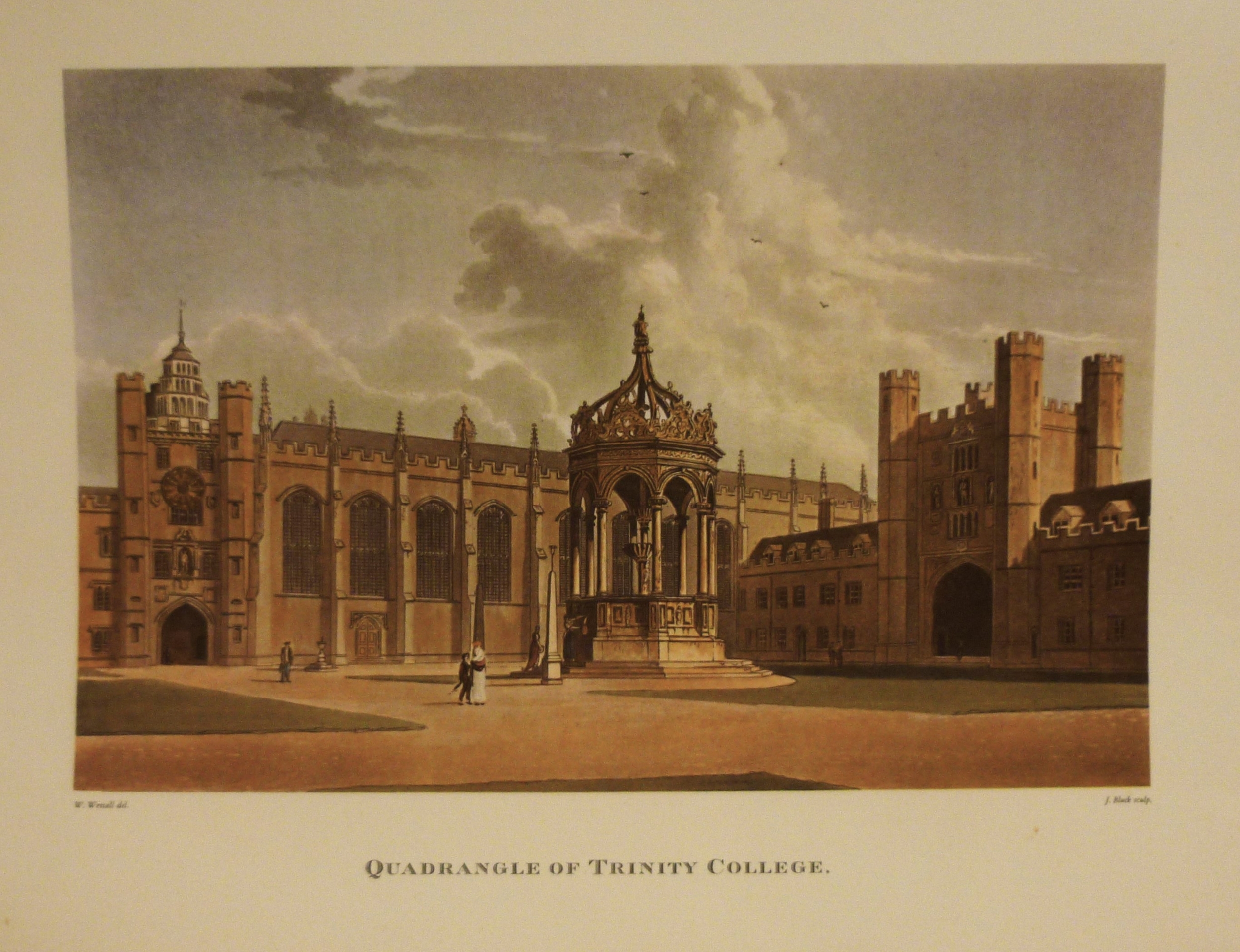 A large collection of 19th century engravings relating to the Cambridge colleges and city, including - Image 13 of 15