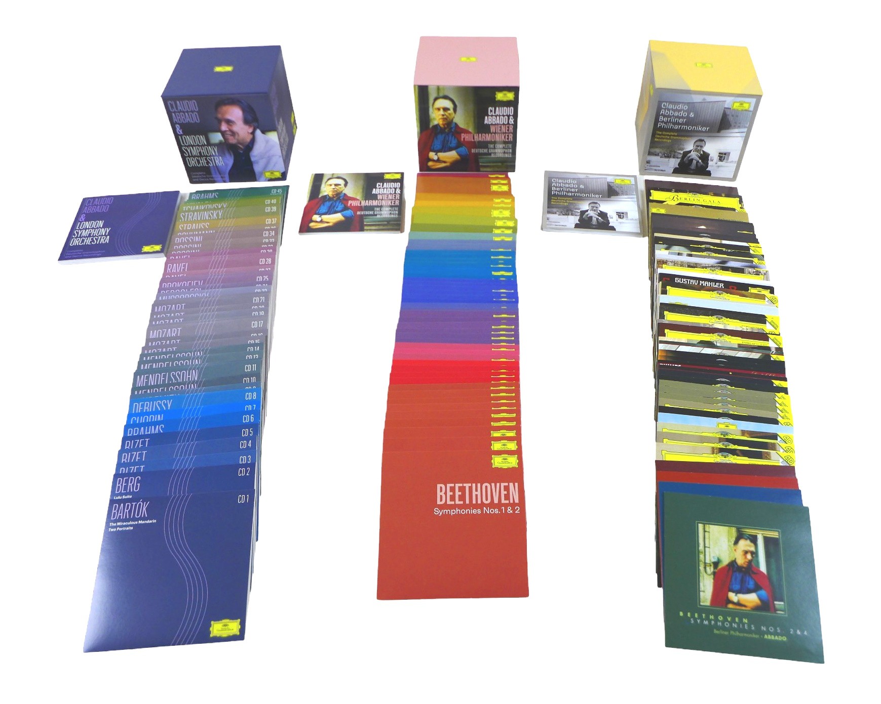 A group of three Claudio Abbado CD boxsets, including 'Claudio Abbado & Wiener Philharmoniker', 58 - Image 4 of 7