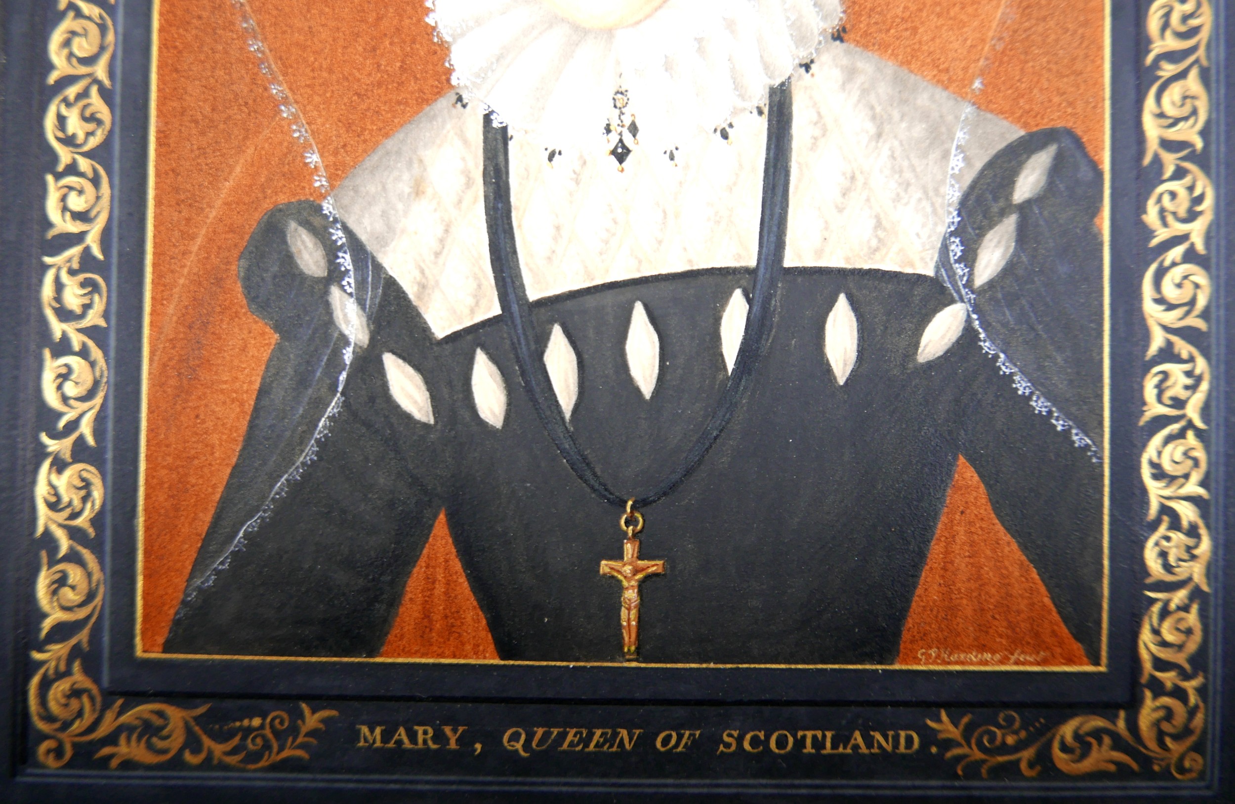 George Perfect Harding (British, 1780-1853): 'Mary, Queen of Scotland', a small half length - Image 22 of 25