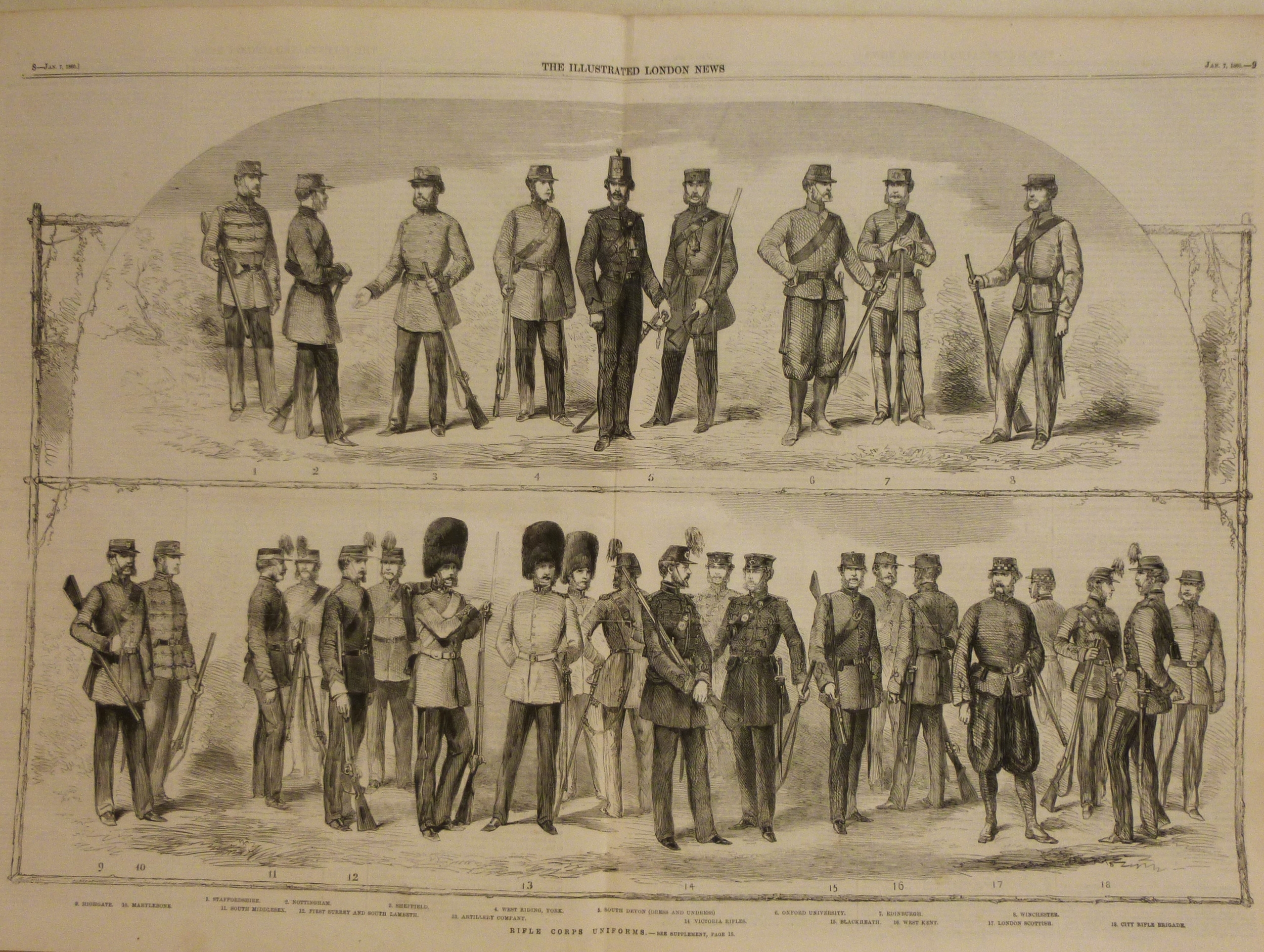 Military and Naval: Illustrated London News, 1860 and 1857, three pages relating to the British - Image 2 of 7