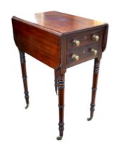 A 19th century mahogany Pembroke table