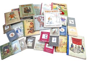 A collection of thirty vintage children's books an annuals, including Beatrix Potter, Pickles by