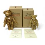 Steiff Teddy Bear 1926, brown tipped mohair, posable five jointed bear standing 40cm tall, limited