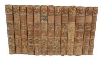 Thirteen leather bound volumes History of Europe William Blackwood and sons MDCCCLXIV.