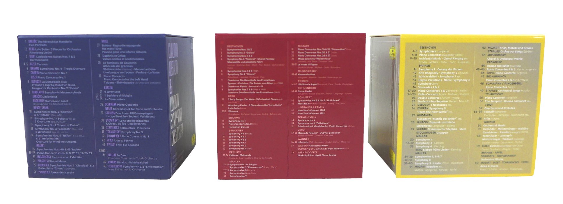 A group of three Claudio Abbado CD boxsets, including 'Claudio Abbado & Wiener Philharmoniker', 58 - Image 3 of 7