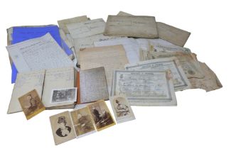 A collection of George III and later Hull and maritime related ephemera, Abbott family including