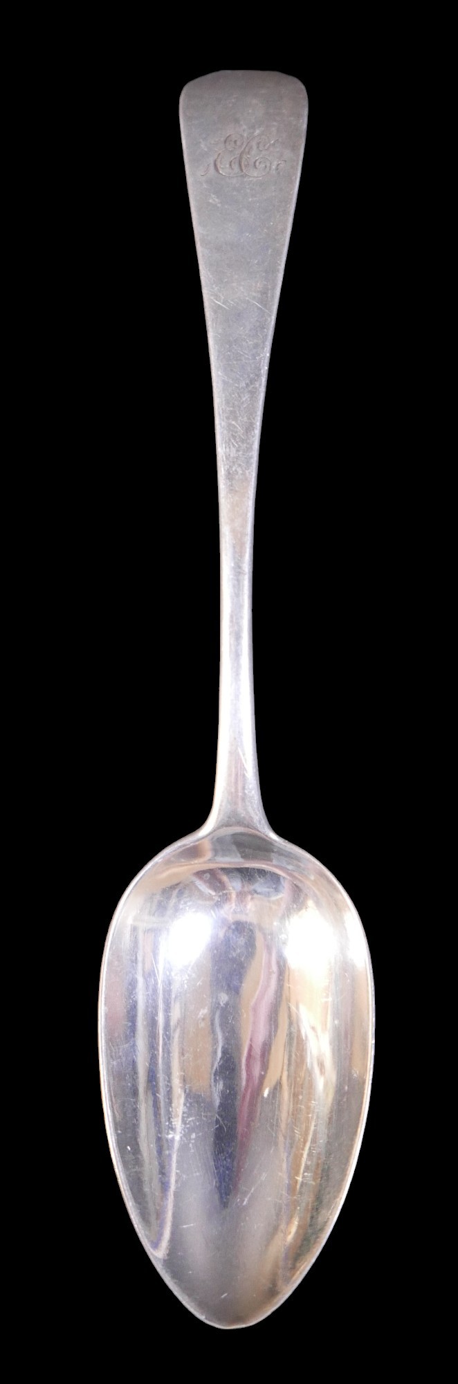 A collection of silver spoons, comprising five Georgian spoons marked RG/GS for Richard Crossley and - Image 5 of 10