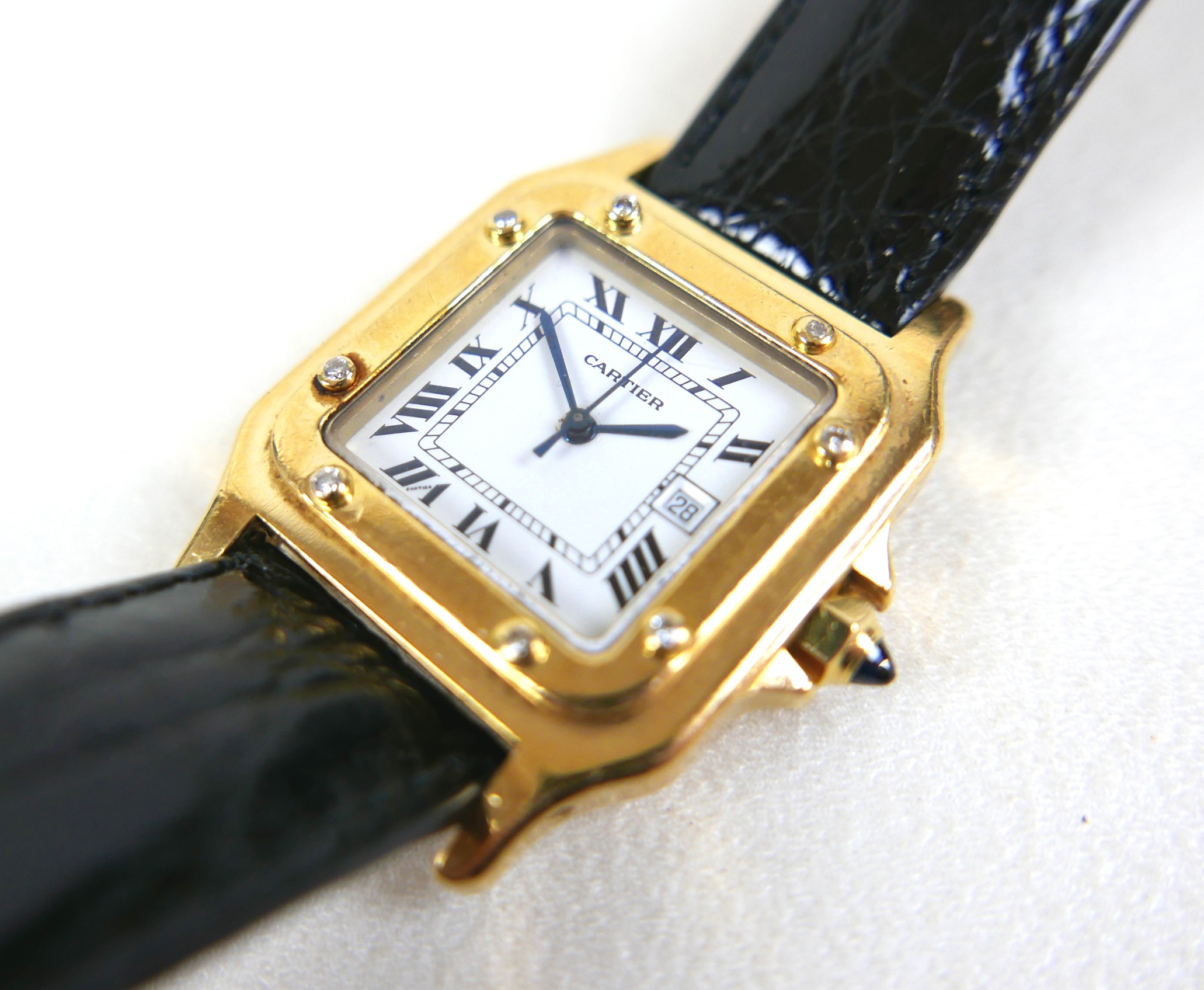A Panthere de Cartier Automatique 18ct yellow gold and diamond set cased gentleman's wristwatch, - Image 2 of 14