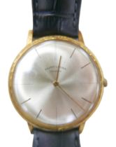 A vintage Favre-Leuba gentleman's wristwatch, with yellow metal case