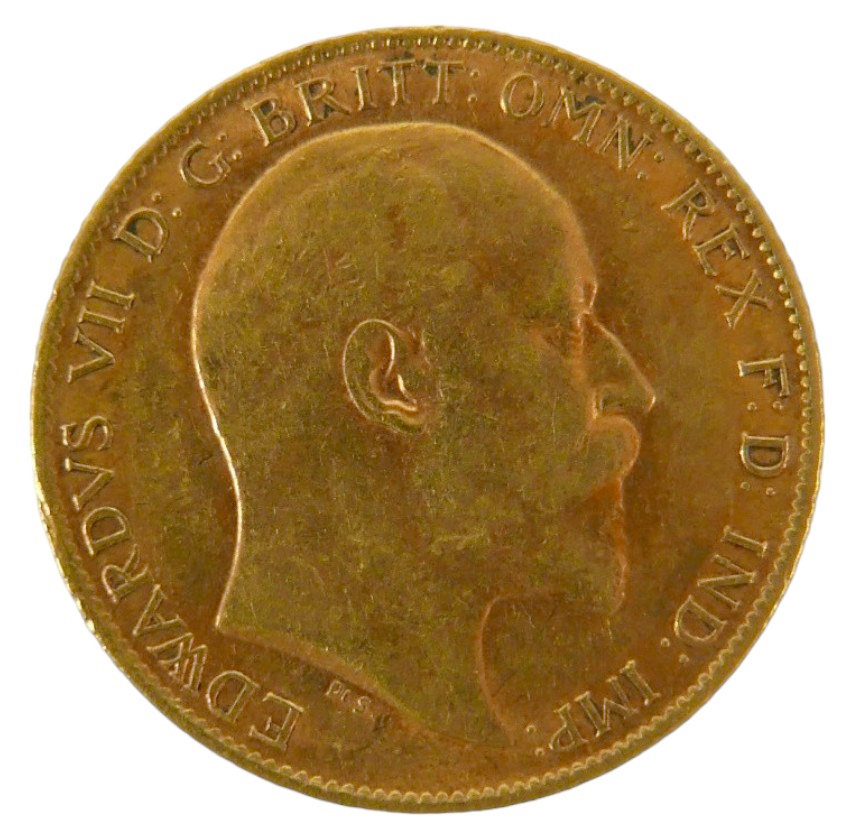 An Edward VII gold half sovereign, 1909. - Image 3 of 3
