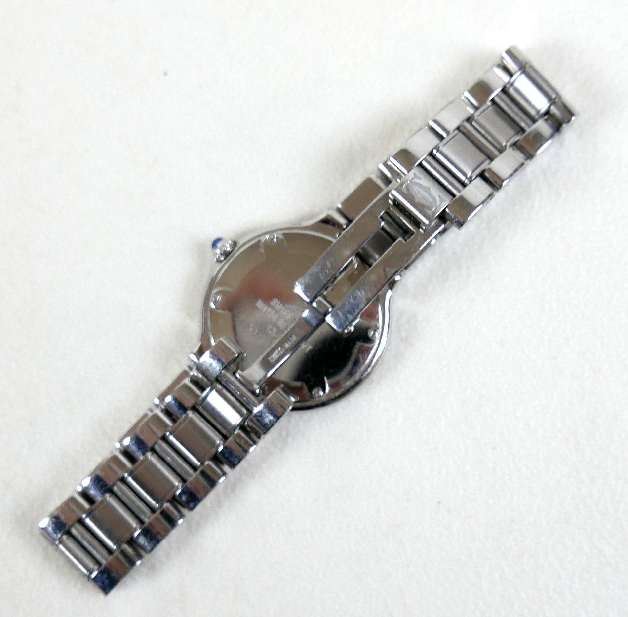 A Must de Cartier 21 stainless steel lady's quartz bracelet wristwatch, 28mm case, model 1340, - Image 3 of 10