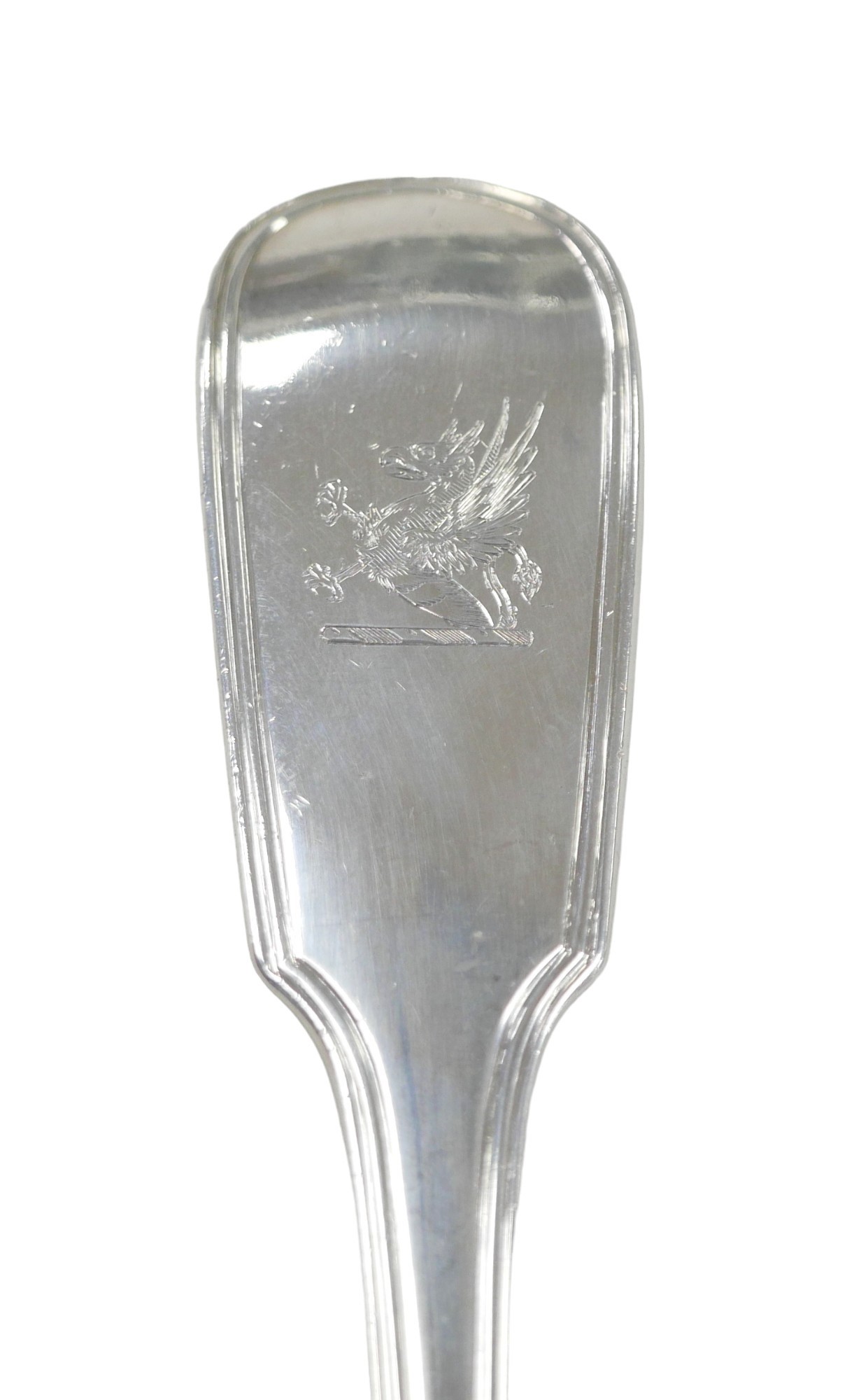A William IV silver ladle, William Eaton, London 1836, 9.4toz, 35.5cm long. - Image 3 of 4