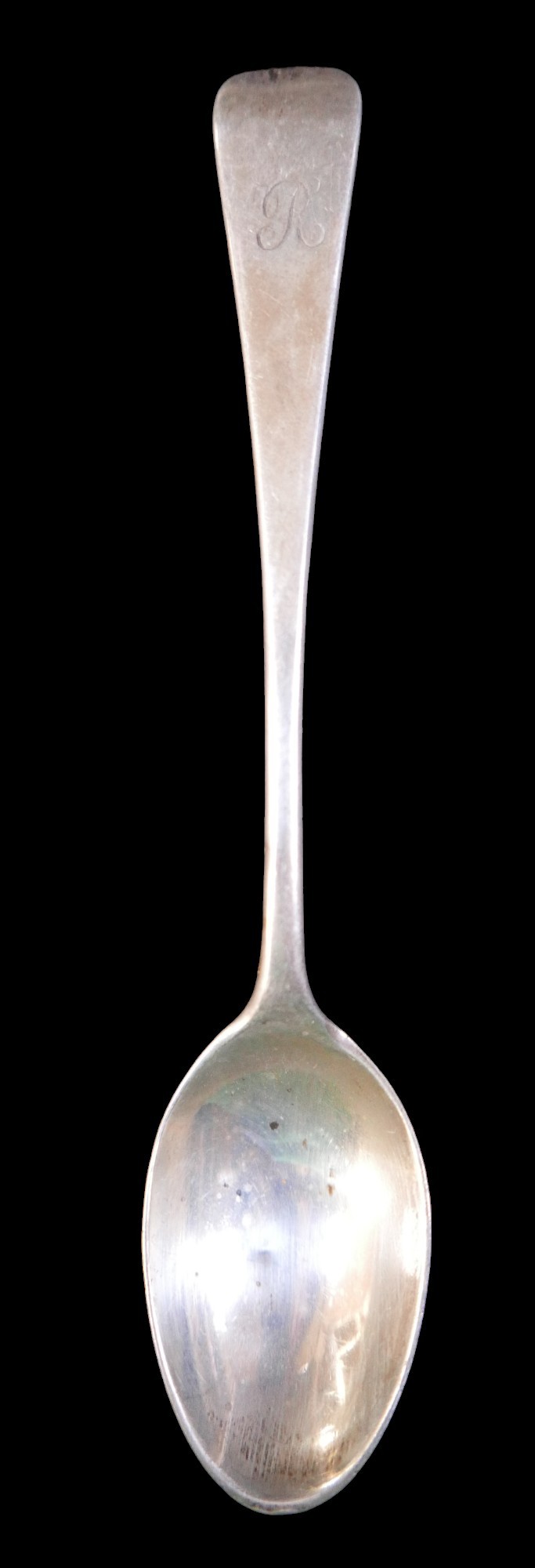 A collection of silver tea spoons, comprising five Victorian silver teaspoons by WH for William - Bild 6 aus 14