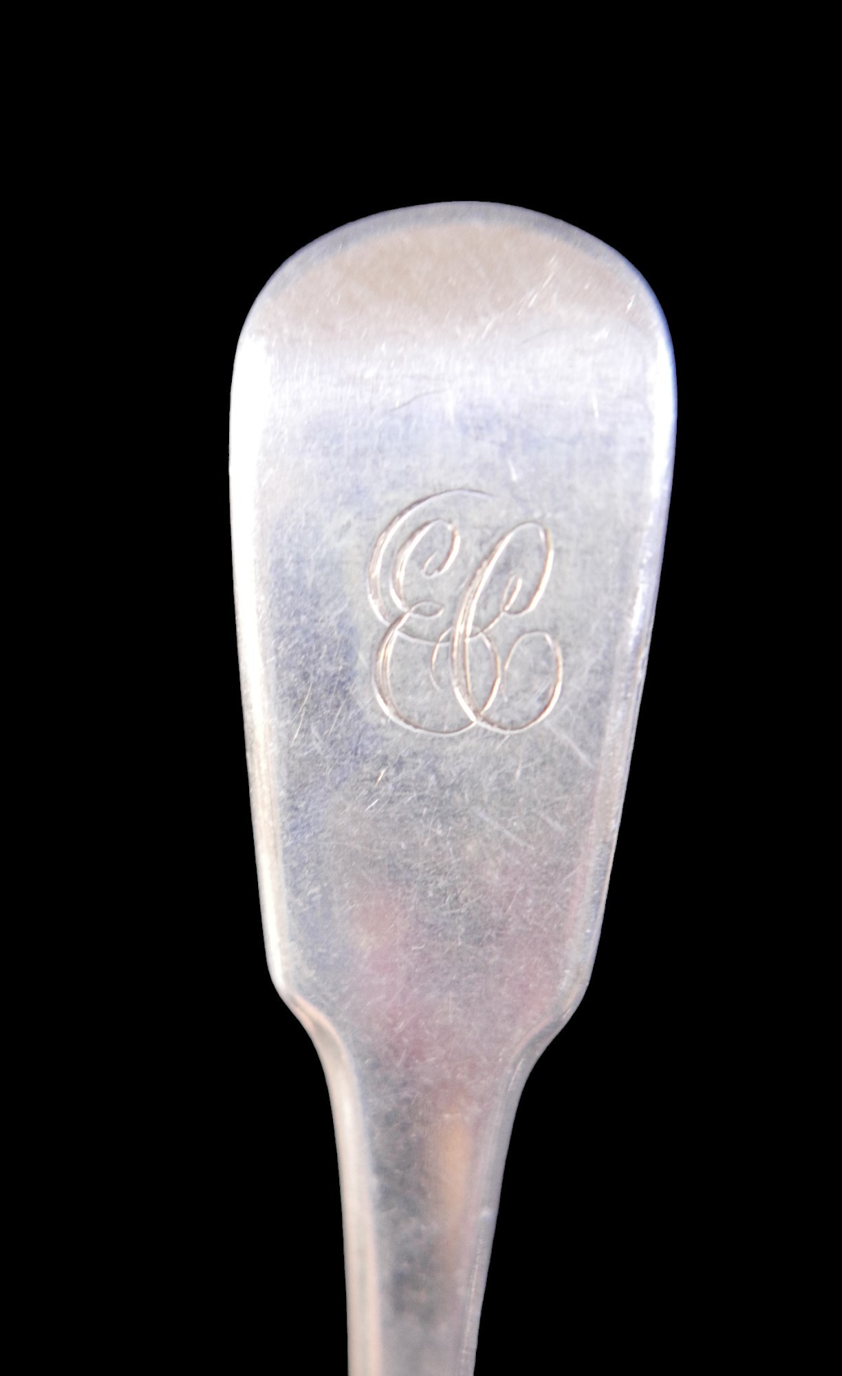 A collection of silver spoons, comprising five Georgian spoons marked RG/GS for Richard Crossley and - Image 3 of 10